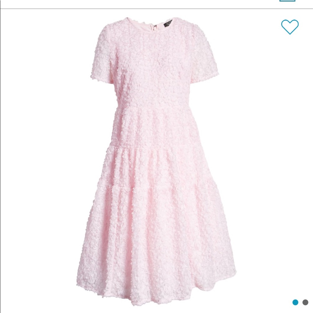 Halogen X Atlantic-Pacific floret tiered dress